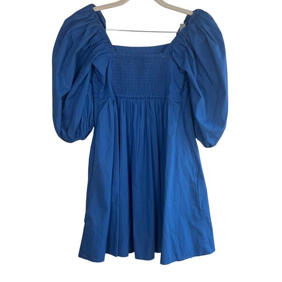 Abercrombie and Fitch Emerson Poplin Puff Sleeve Mini Dress XS - Picture 4 of 9